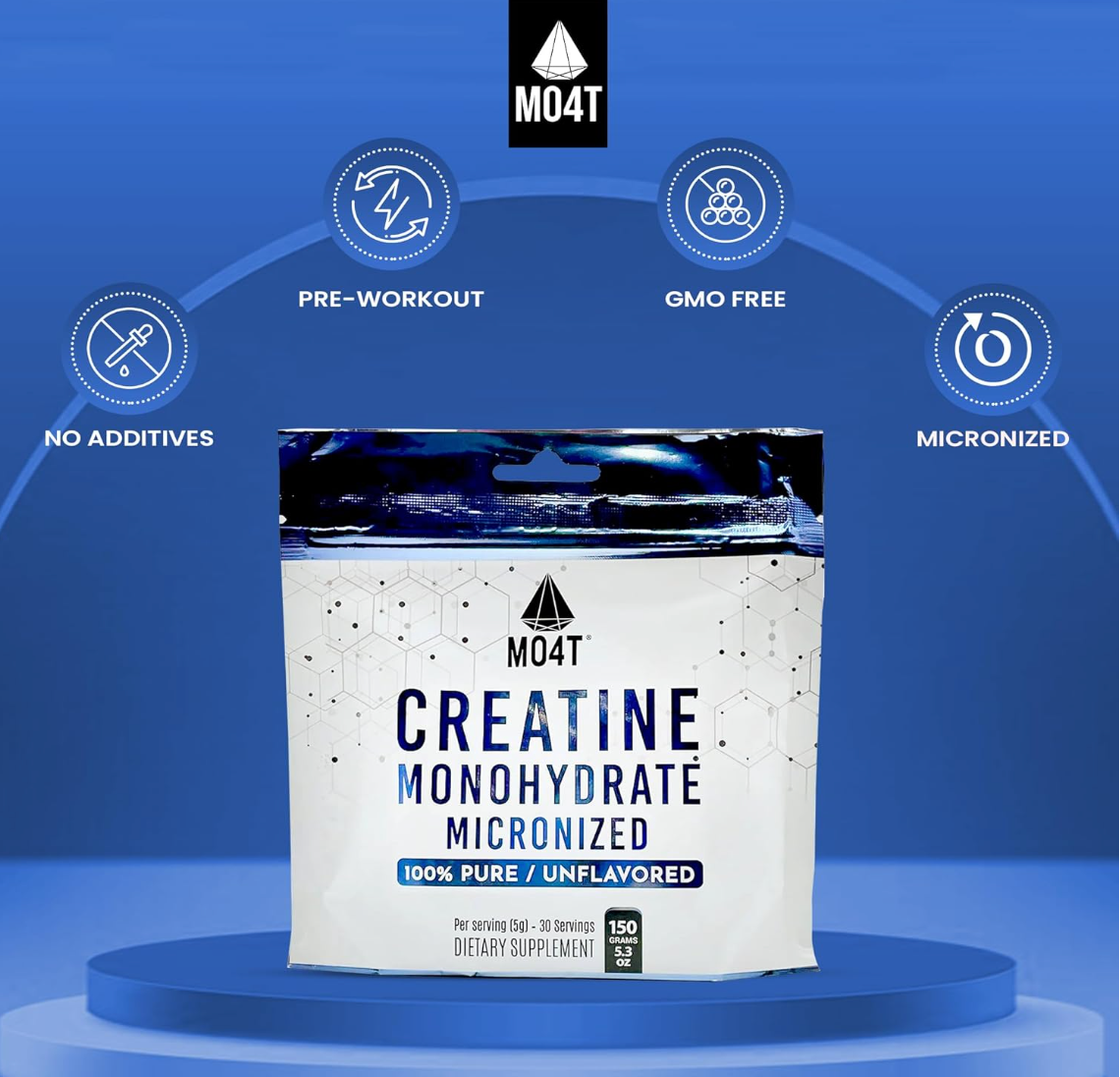 100% Pure Creatine Monohydrate